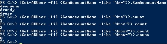 Résultats incorrects du count de Powershell