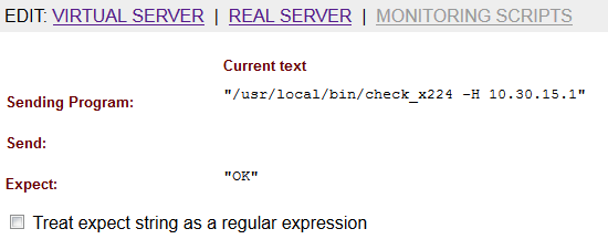 LVS Load Balancer monitoring script