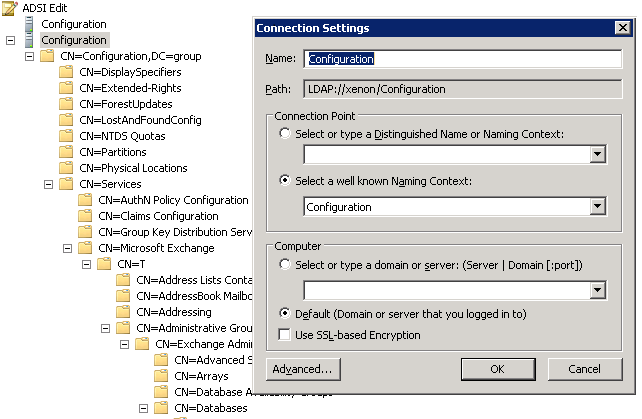 Remove Exchange public folders with ADSIEdit