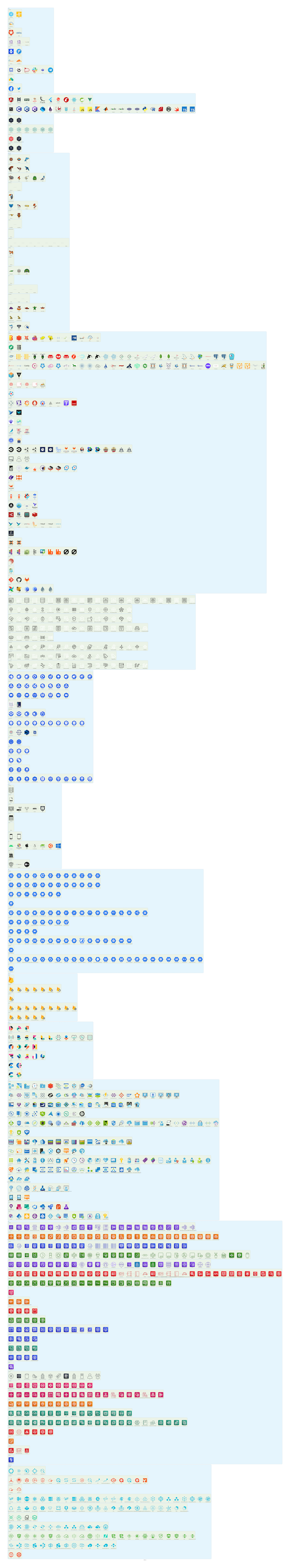 Diagram as code all available icons